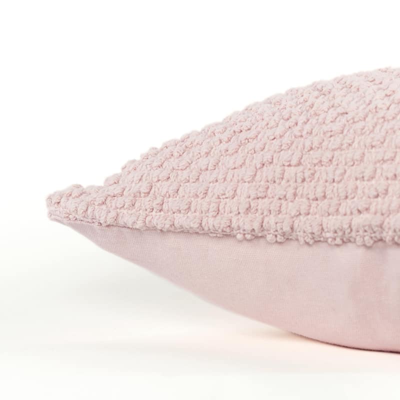 Solid Light Texture Pillow Cover