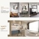 preview thumbnail 3 of 6, Bathroom Linear LED Vanity Wall Light Black Picture Light