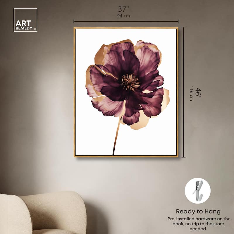 Lilac Blooming I Canvas by Art Remedy