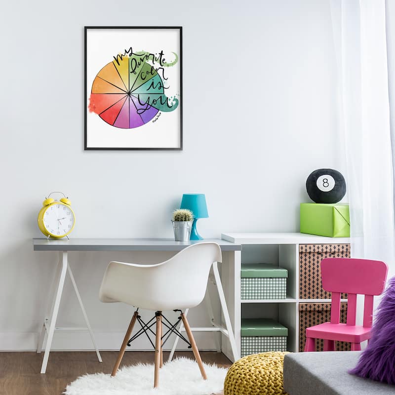 Stupell Favorite Color Is You Framed Giclee Art Design By Mandy Ford Art + Illustration