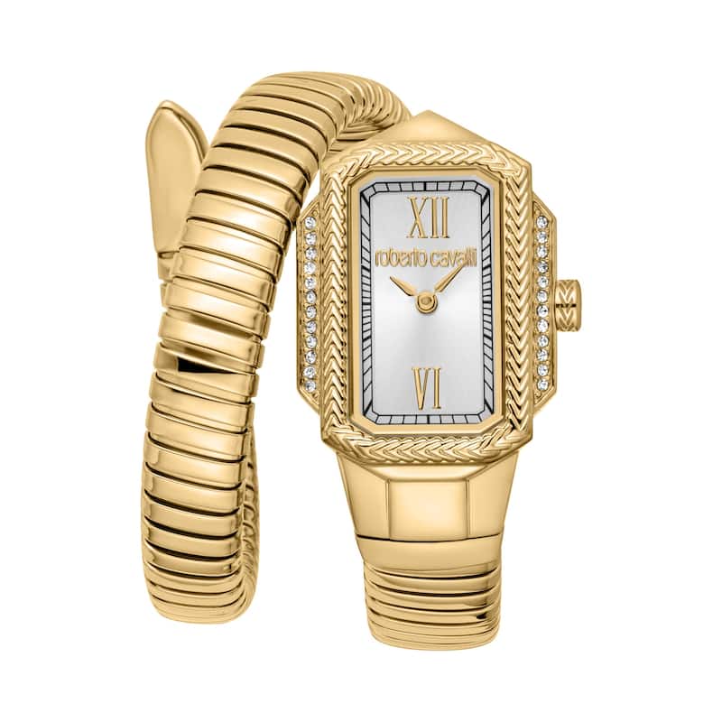 Roberto Cavalli Women's RC5L115M0035 Quartz Watch - Gold-Tone