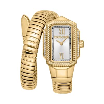 Roberto Cavalli Women's RC5L115M0035 Quartz Watch - Gold-Tone