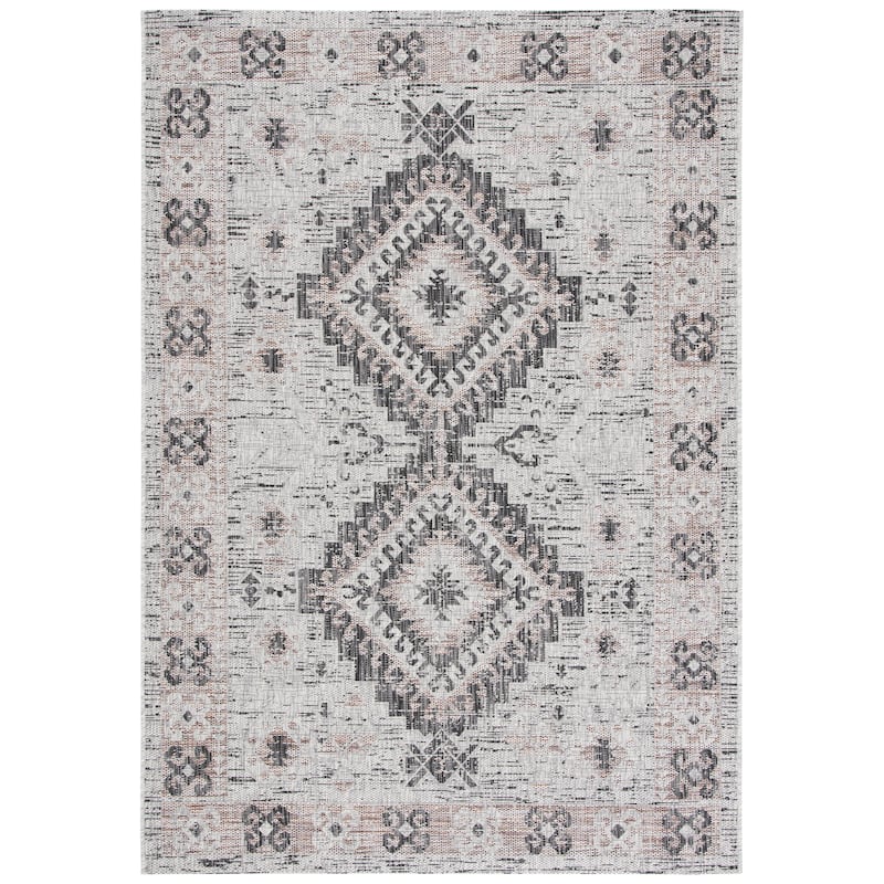 SAFAVIEH Courtyard Adrielle Outdoor Waterproof Patio Backyard Rug