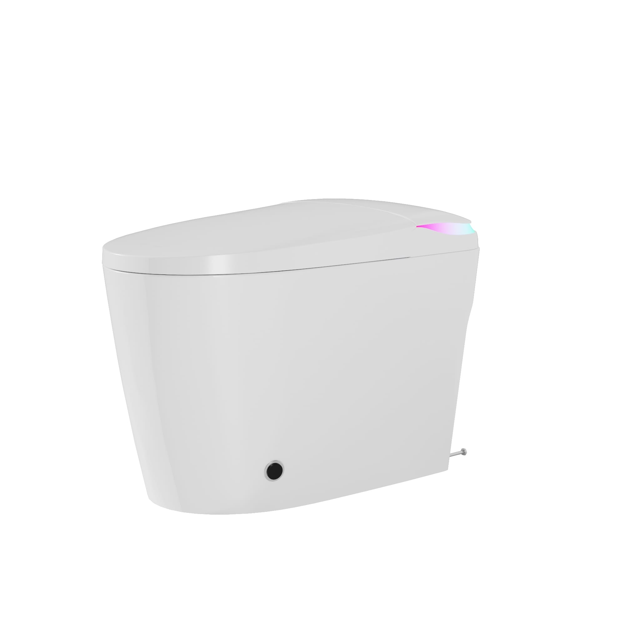 MEJE Smart Toilet – Tankloos Design – Ingebouwde Bidet – Verwarmde Zitting – Warmwatersproei En Droger – Automatisch Spoelen – Voetpedaalbediening – LED-display – Wandafvoer – 17 Inch Hoogte