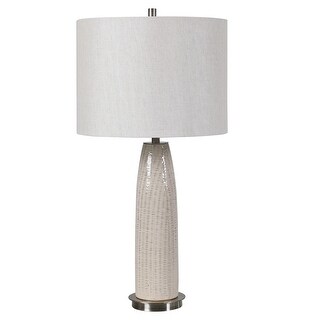 Uttermost Delgado Light Grey Table Lamp