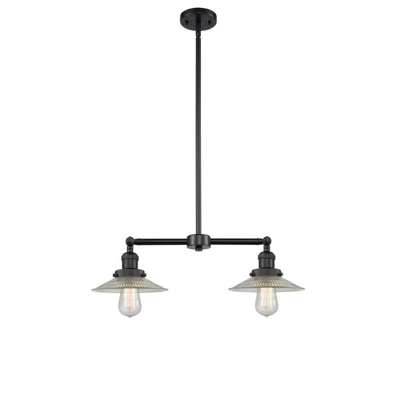Innovations Lighting Halophane 2 Light 21" Wide Linear Chandelier