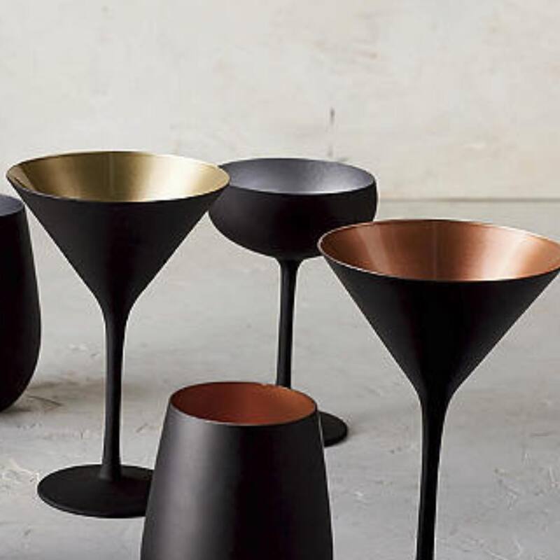 Stolzle Lausitz Set of 6 Olympia Champagne Coupe Glasses