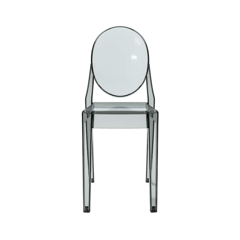Modern Designs 2 and 4-piece Set of Stackable Transparent Ghost Chairs for Events - N/A