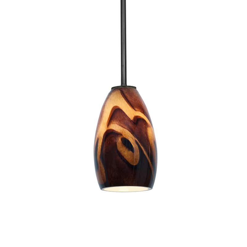 Access Lighting Champagne 1 Light LED Pendant - 5" Wide with Inca - Oil Rubbed Bronze