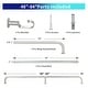preview thumbnail 77 of 98, Energy-saving Wraparound Adjustable French Blackout Curtain Rod Set