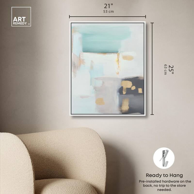 Misty Luxe III Canvas by Art Remedy