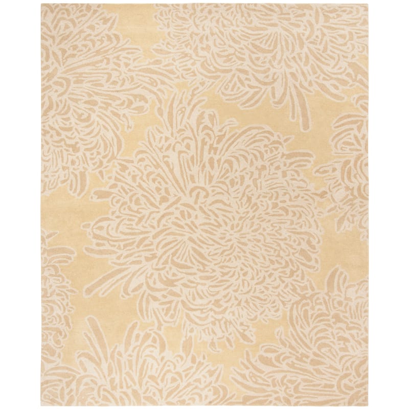 Martha Stewart by SAFAVIEH Chrysanthemum Wool Rug - 8' x 10' - Malted