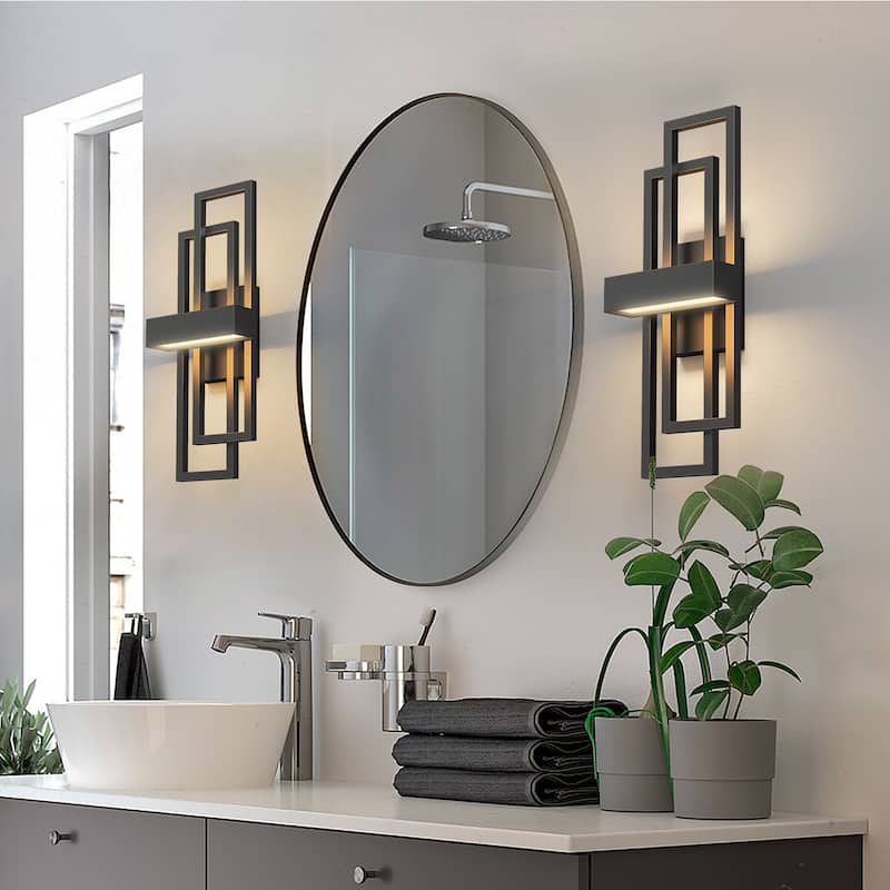 Maxax Wrought Iron LED Wall Light