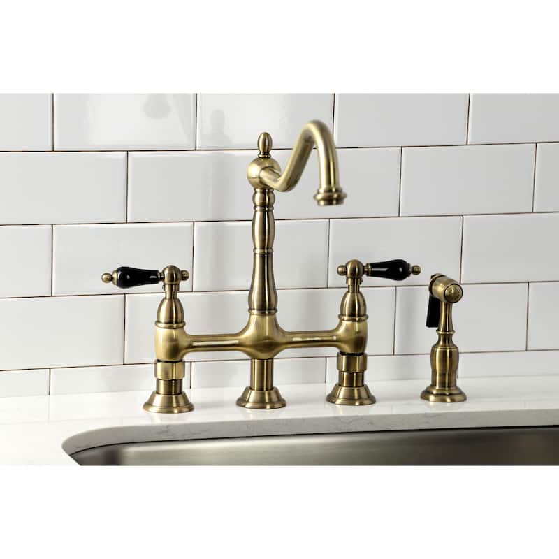 Kingston Brass Duchess Bridge Kitchen Faucet