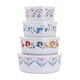 preview thumbnail 1 of 3, Gibson Home 8 Piece Anaya Round Nesting Food Storage Set