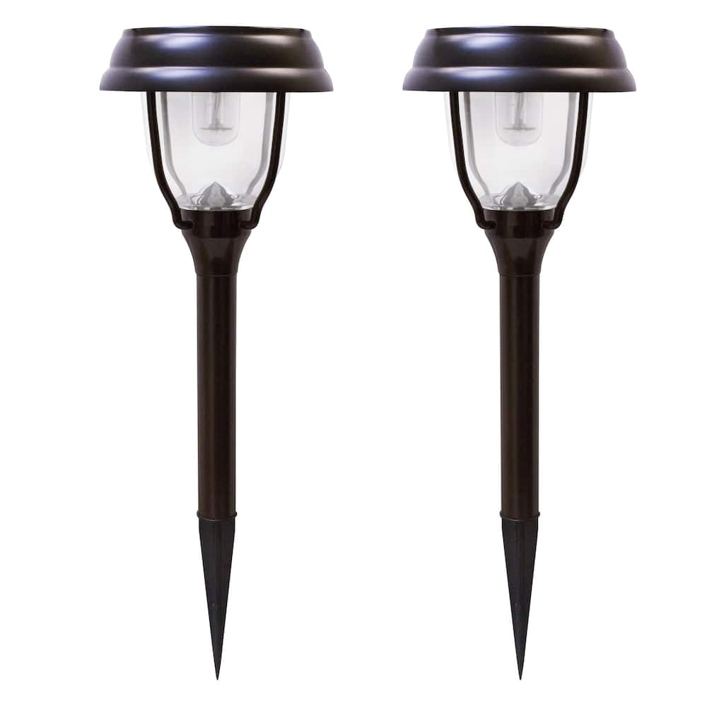 Dual Color Solar Garden Light - 2PK