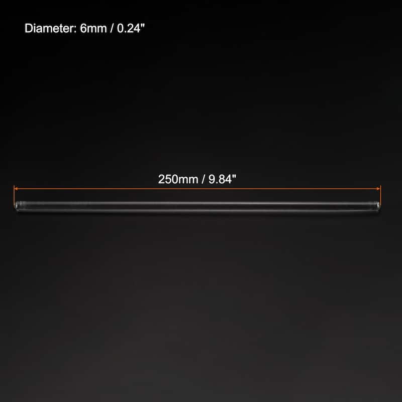3.3 Borosilicate Glass Stick 6mm Dia Stir Rod Mixing Tools 10Pcs - 9.84"