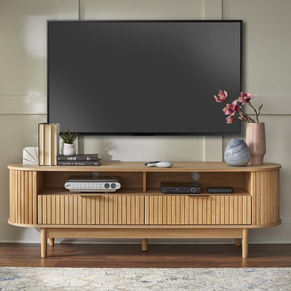Lifestorey Kendrick Fluted TV Console