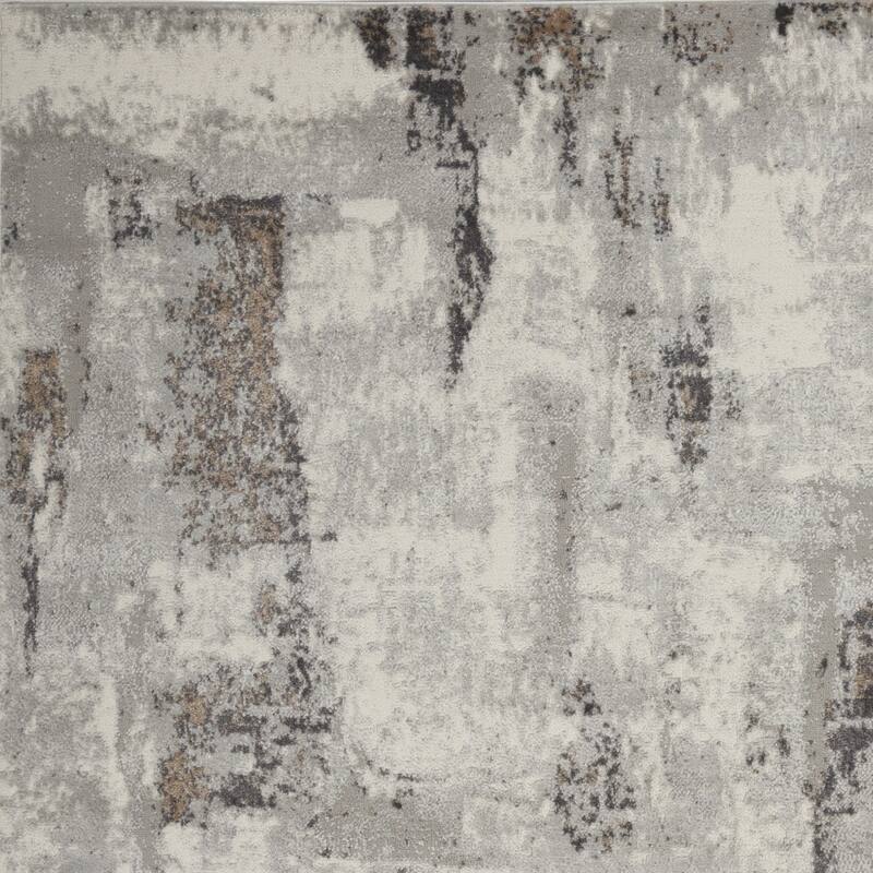 Abstract Modern Non Skid Low Pile Area Rug
