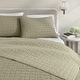 preview thumbnail 12 of 41, Linery & Co. Cotton Honeycomb Waffle Garment Washed Quilt Set