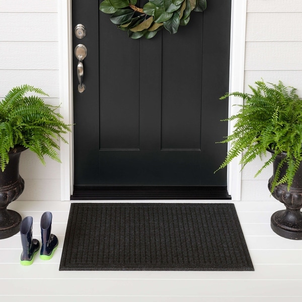 Mohawk Home Waffle Grid Impression Indoor/Outdoor Recycled Rubber