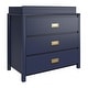 preview thumbnail 8 of 20, Little Seeds Monarch Hill Haven 3 Drawer Changing Dresser Navy