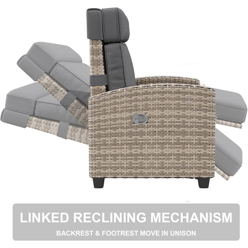 Rattan Recliner Chair Outdoor