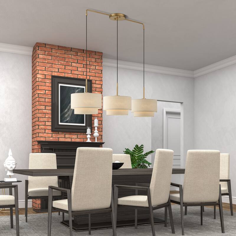 Livex Lighting 58893 Bellingham 3 Light 49" Wide Linear Pendant