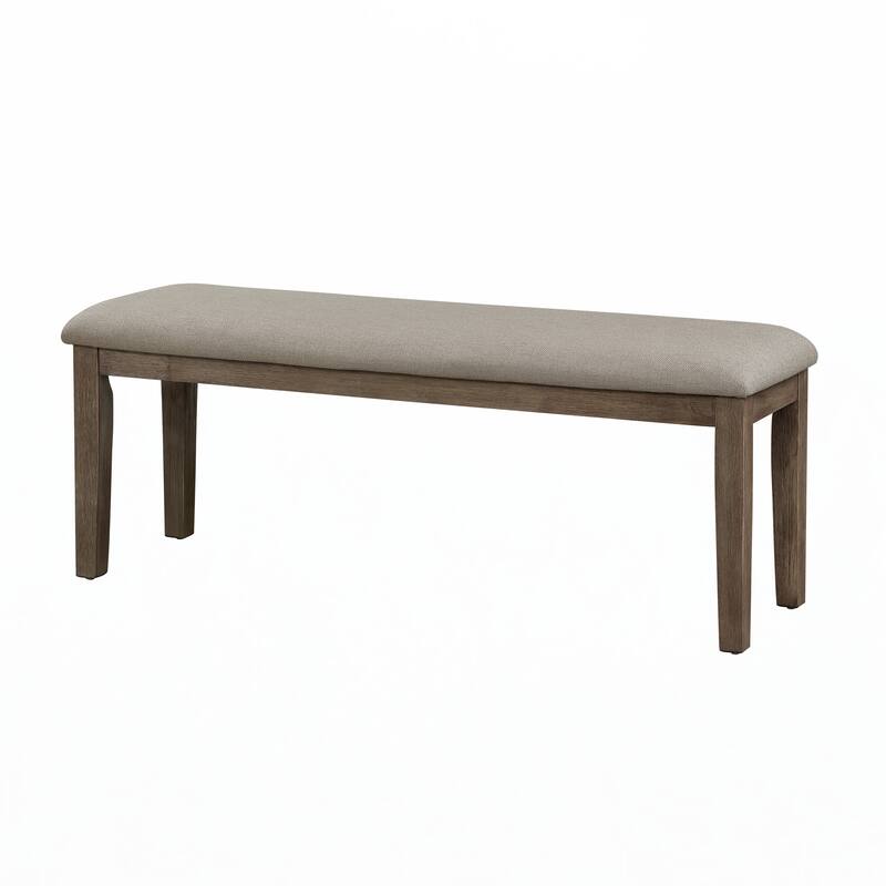 Fabric Upholstered Seat 1pc Bench