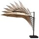 preview thumbnail 41 of 46, Crestlive Products Luxury 11.5 Ft Patio Cantilever Umbrella with Round Double Top