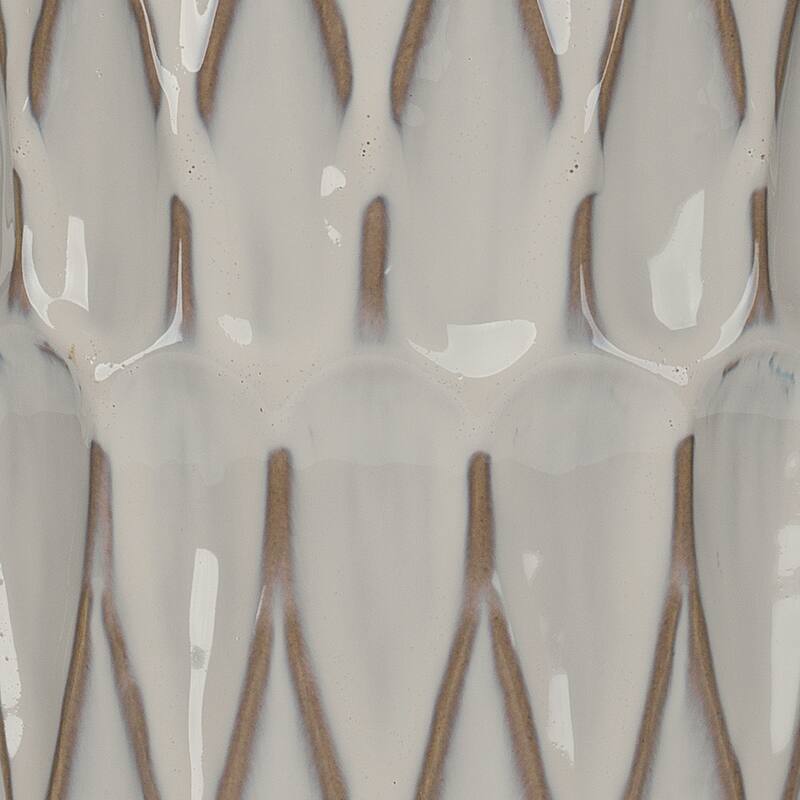 Alden Décor Tessa Ceramic Table Lamp, White