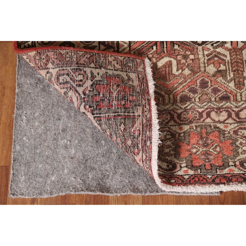 Garden Design Bakhtiari Persian Vintage Rug Hand-Knotted Wool Carpet - 6'9"x 9'11"