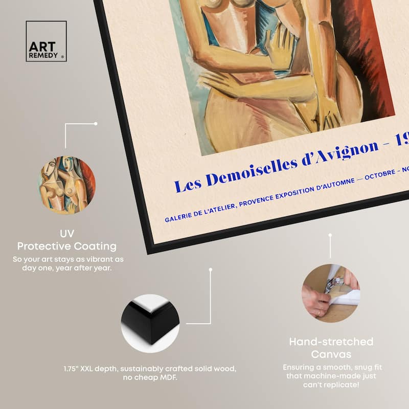 Picasso's Avignon Canvas by Art Remedy