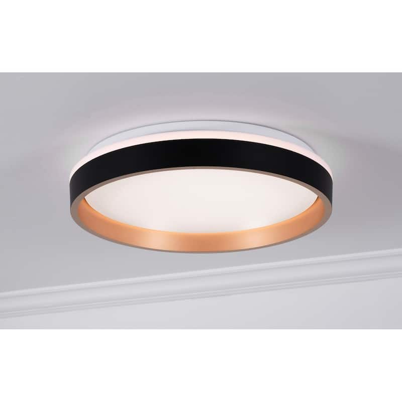 AFX RNAF16LAJD1 Ceiling 16" Wide LED Flush Mount Drum Ceiling Fixture
