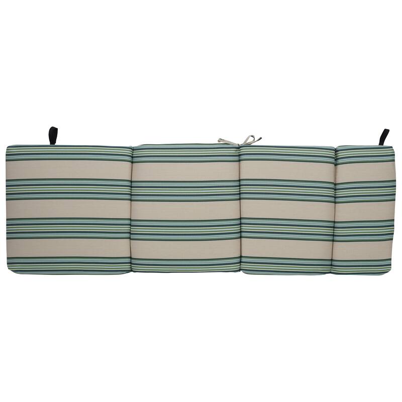72-inch by 24-inch Woven Olefin Outdoor Chaise Lounge Cushion - 72 x 24
