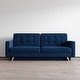 preview thumbnail 6 of 44, Vegas Queen Futon Sleeper Sofa Bed Navy