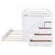 preview thumbnail 8 of 40, Full Over Full Bunk Bed with Trundle and Stairs, Wooden Storage Bed with Pull-out Drawers and Guardrail for Kids Bedroom