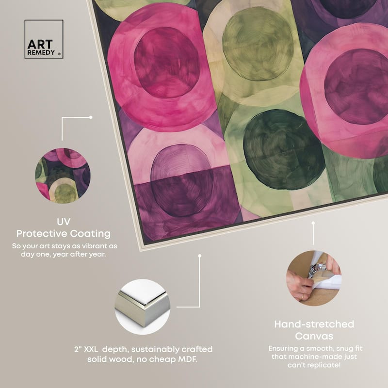 Orbital Pattern Canvas by Art Remedy