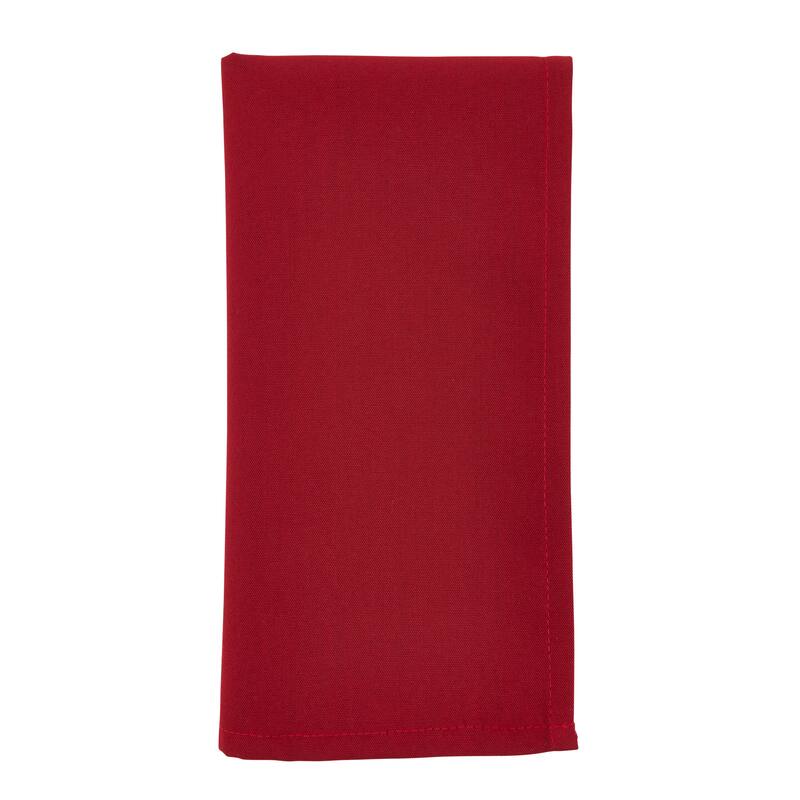 Everyday Design Cloth Table Napkins (Set of 12) - Set of 12 - Red