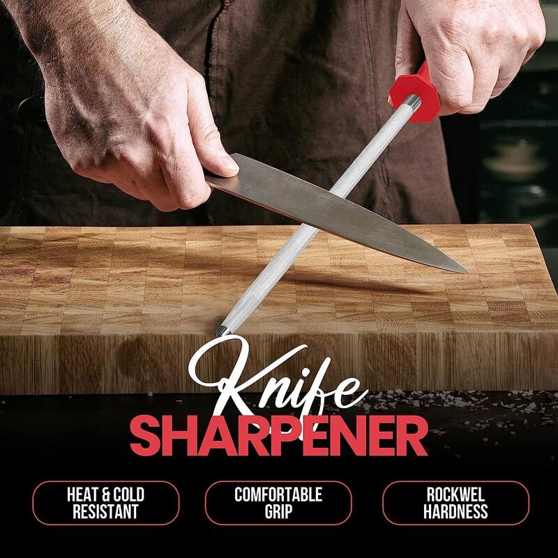 10Inches Knife Honing Steel Sharpening Rod Bed Bath & Beyond