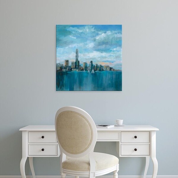 Easy Art Prints Silvia Vassileva's 'Manhattan Tower of Hope 32.5x32.5' Premium Canvas Art