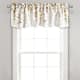 Lush Decor Weeping Flower Room Darkening Window Curtain Valance - 52x18 - yellow & gray