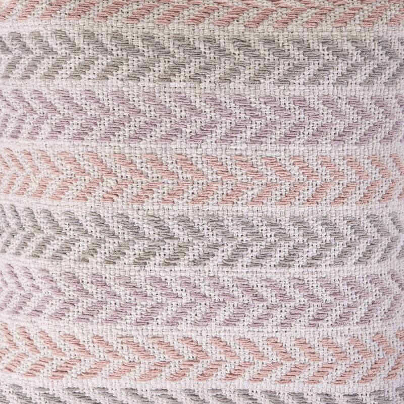 Aquila Farmhouse Striped Cotton Throw Pillow by Sevita