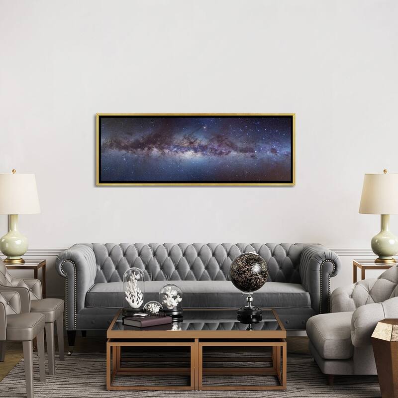 iCanvas "Panorama View Of The Center Of The Milky Way" by Alan Dyer Framed Canvas Print