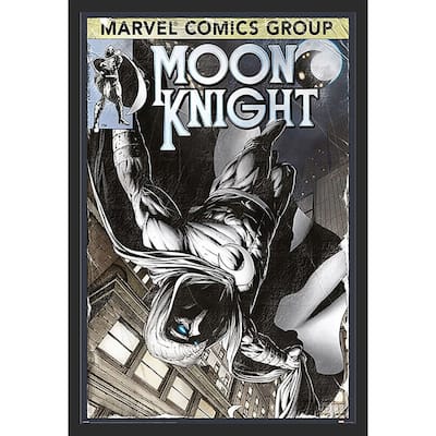 Moon Knight - Comic Book Cover Framed Art Poster - 24 x 36 Inch