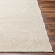 preview thumbnail 3 of 30, Livabliss Alder Machine Washable Subtle Trellis Area Rug.