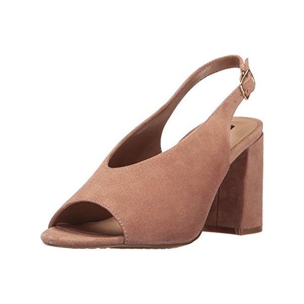 Steven By Steve Madden Womens Futures Slingback Sandals Suede Open Toe
