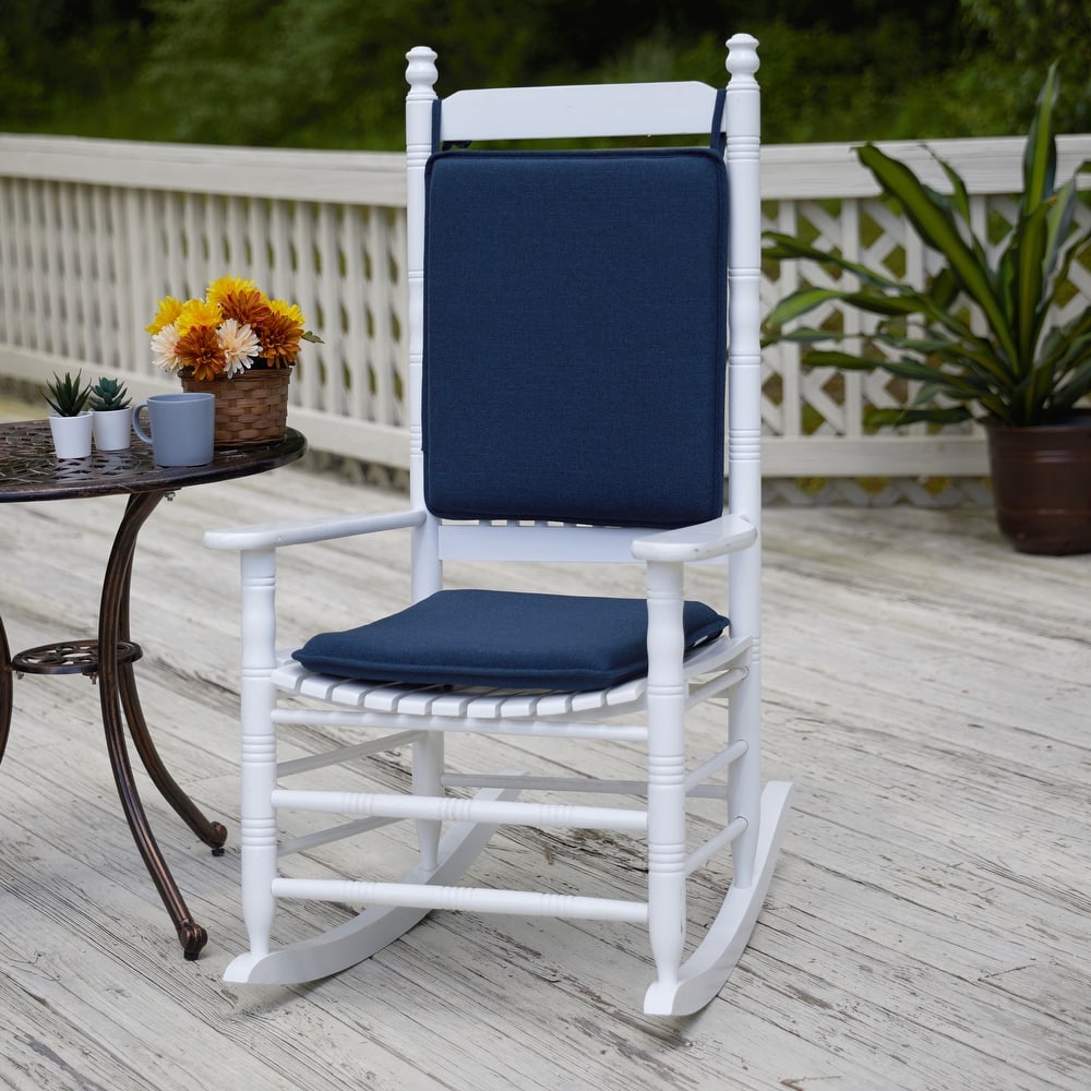 Solarium Indoor Outdoor Rocking Chair Cushion Set