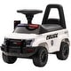 preview thumbnail 30 of 28, Kids Push Ride-On Car with Working PA System & Horn, Police Truck Style with Under-Seat Storage, 18 Months to 5 Years