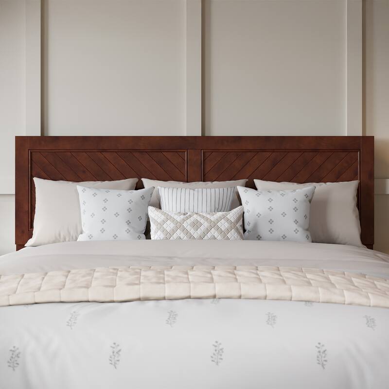 AFI Canyon Wood Headboard with Attachable Charger